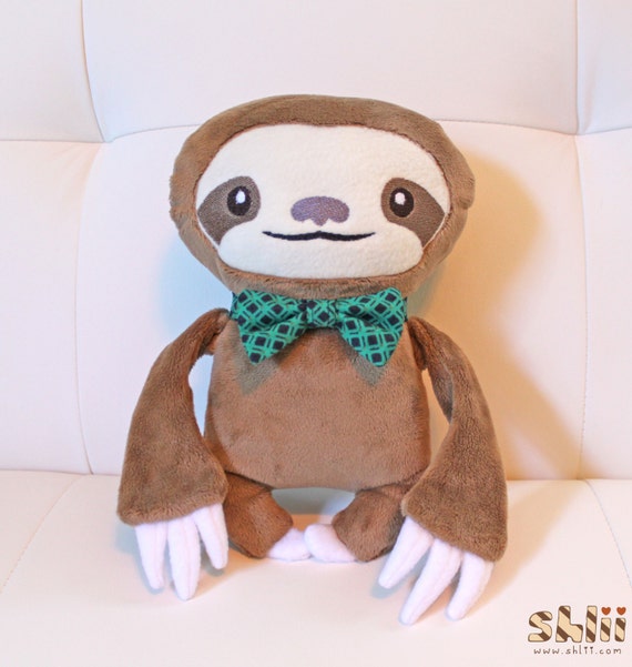 sloth plush doll