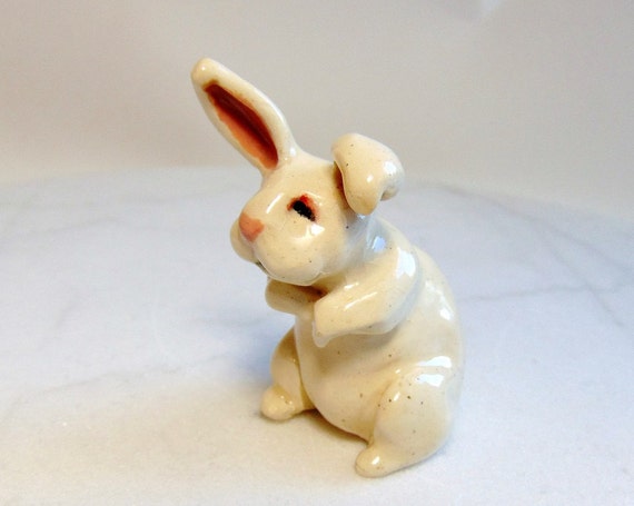 miniature bunny figurines