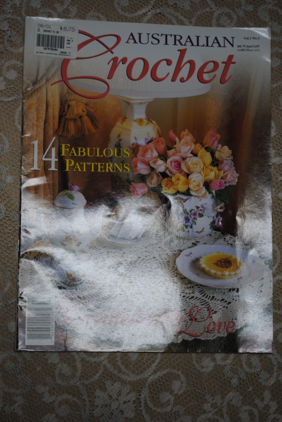 Australian Crochet Pattern Book Magazine 14 Patterns