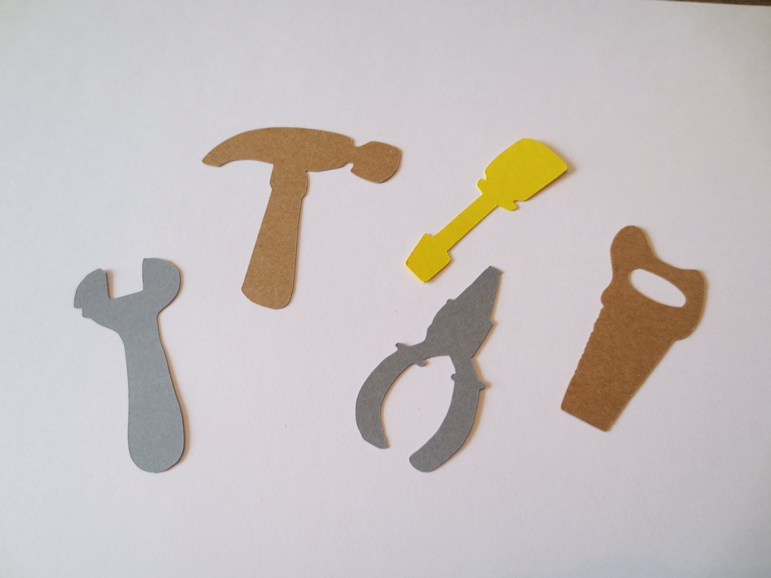 2 Inch Tools Cutouts Set of 30 Die Cut