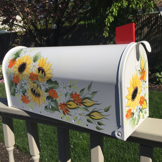 Painted Mailbox Hand Painted Mailbox By DaisyCustomPainting   Il 570xN.1023030537 Lc8r 