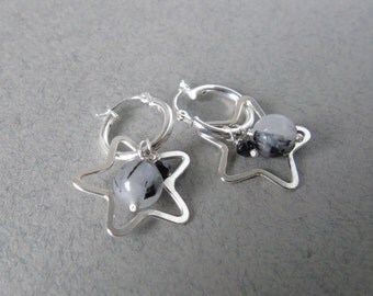 Concave Earrings Mini -  Silver