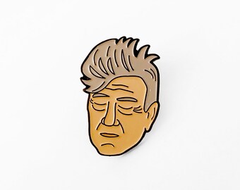 David Lynch Enamel Pin - Illustrated Enamel Brooch