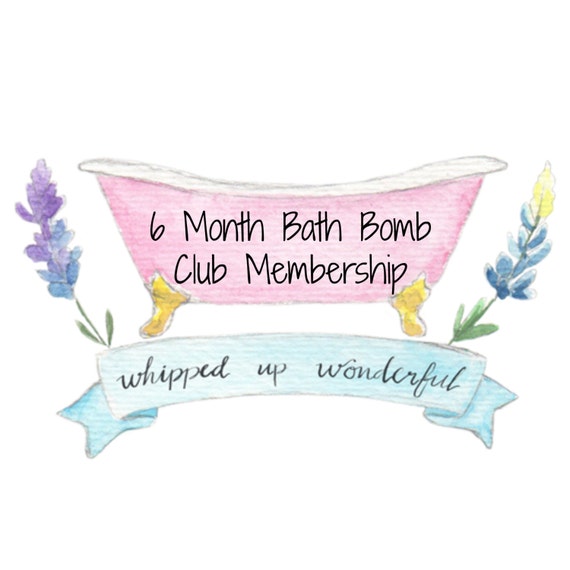 Bath Bomb Club 4 Bath Bombs per Month for Six Months Free