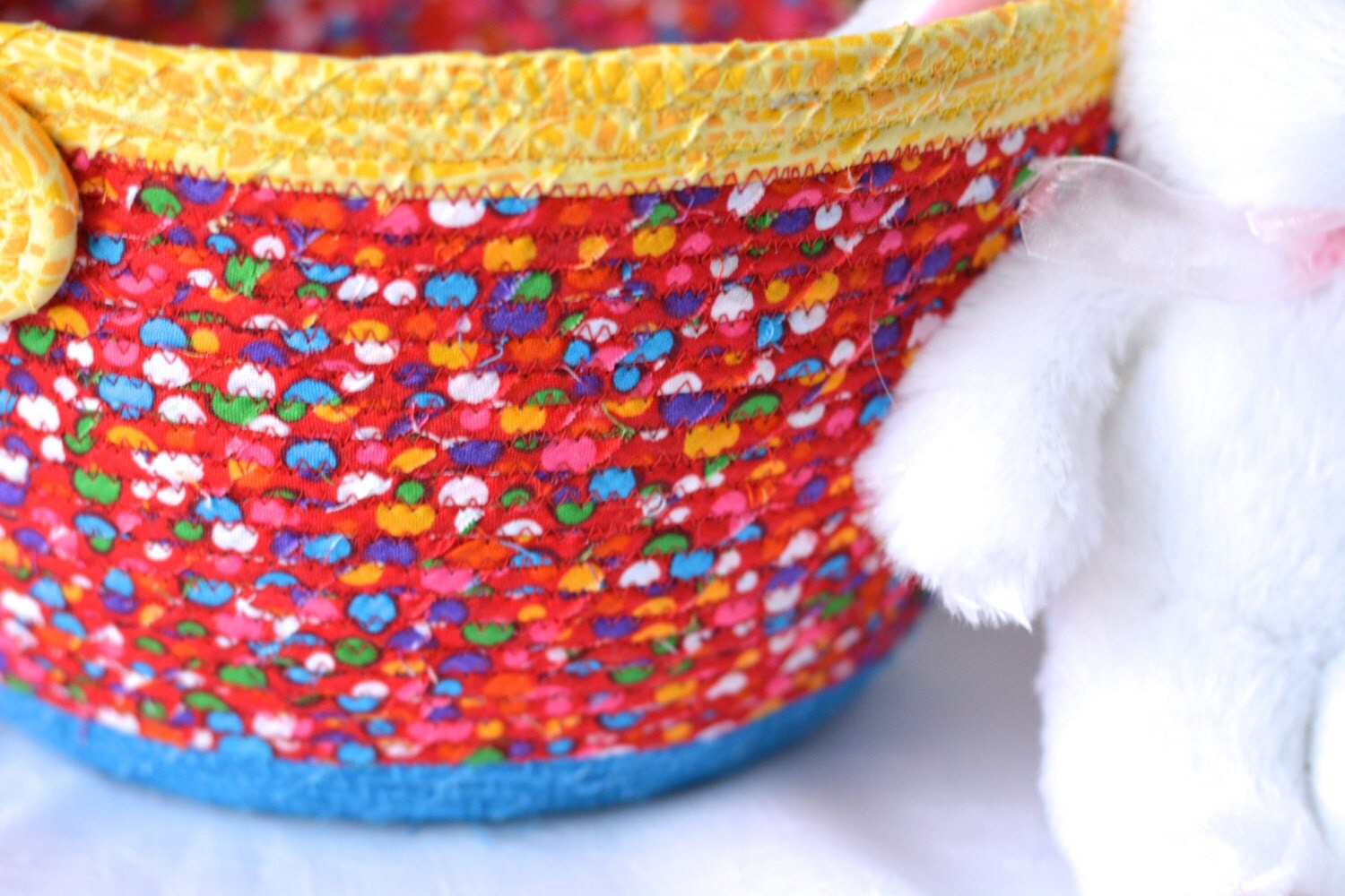 Red Easter Basket Handmade Easter Basket Boy by WexfordTreasures