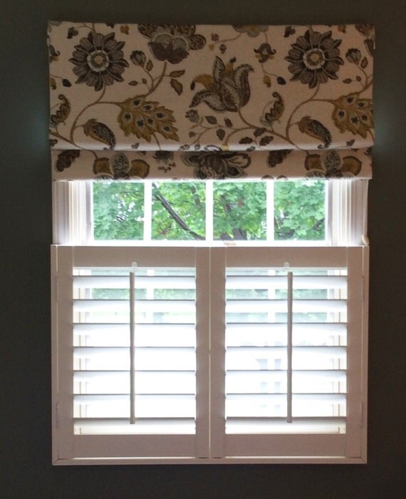 Items similar to Custom Roman Shades with your fabric on Etsy