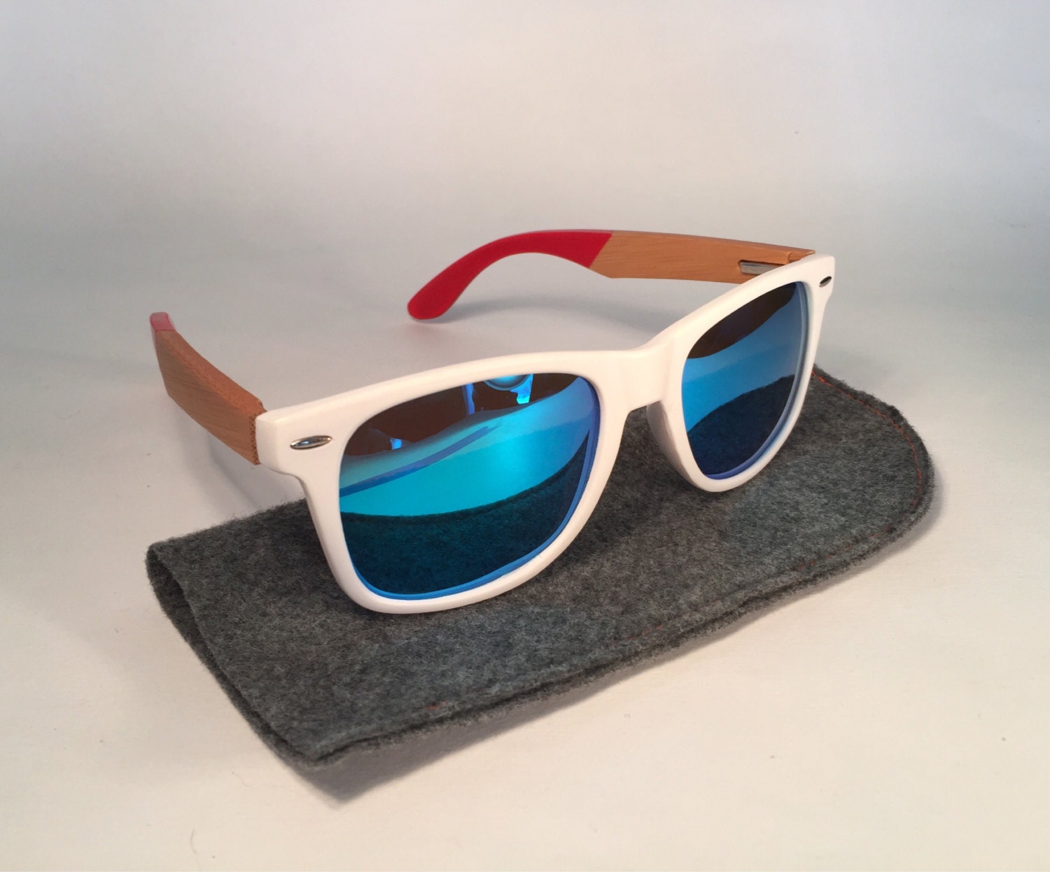 Bamboo wood Lifeguard Sunglasses
