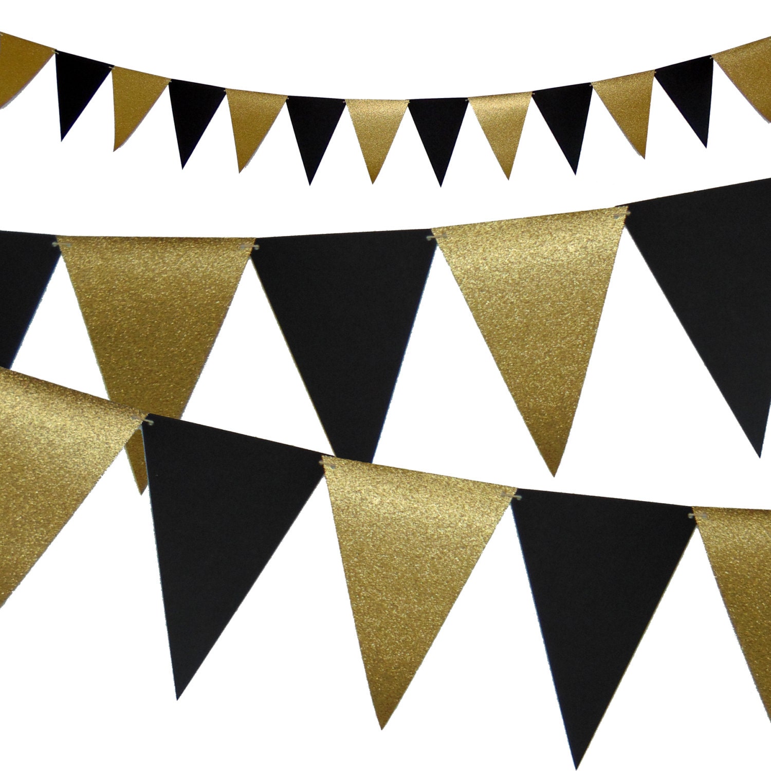 graduation banner birthday black and gold party decor 6ft