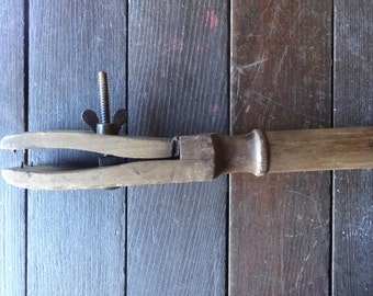 antique wood clamp etsy