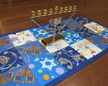 Hanukkah candle mat