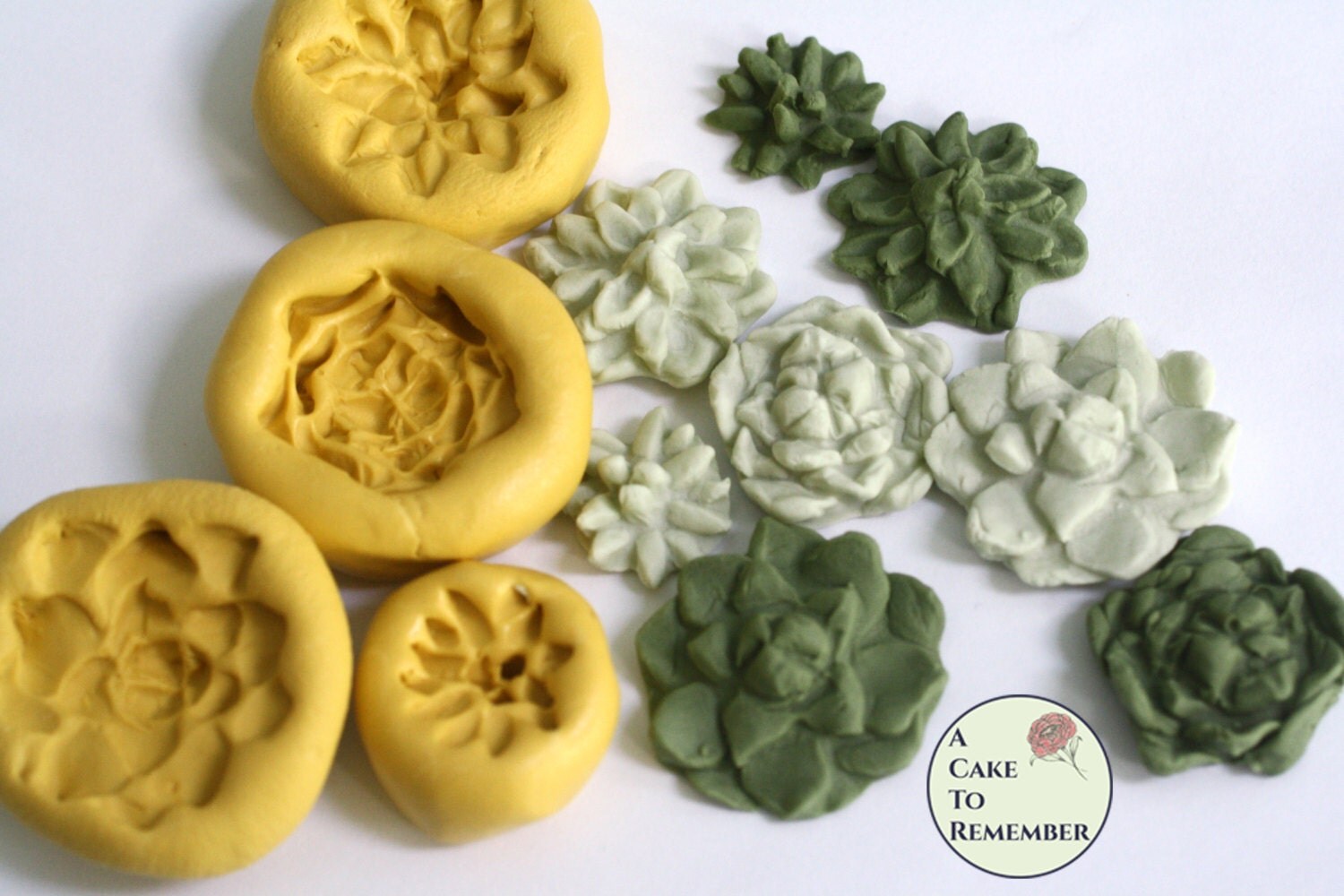 Silicone mold for edible succulents small succulent mold for