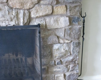 Made to order- Hand forged fireplace poker
