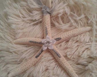 Corn husk Starfish ornament
