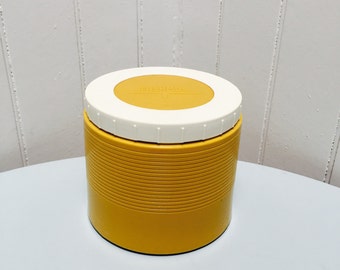 Vintage 1970s Mustard Yellow Thermos Insulated Jar