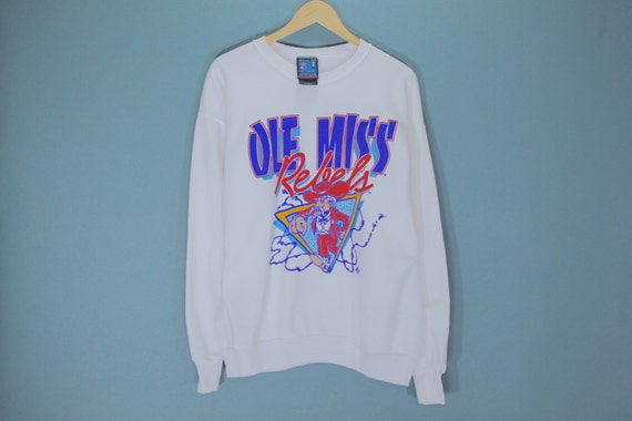 ole miss sweatshirt light blue