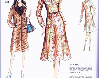 Marfy 3781 Princess Seam Italian Dress Pattern Size 42