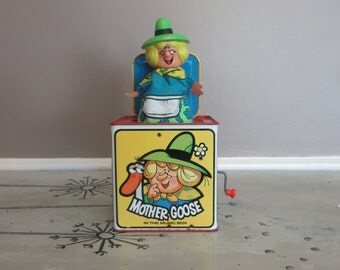 mattel mother goose jack in the box