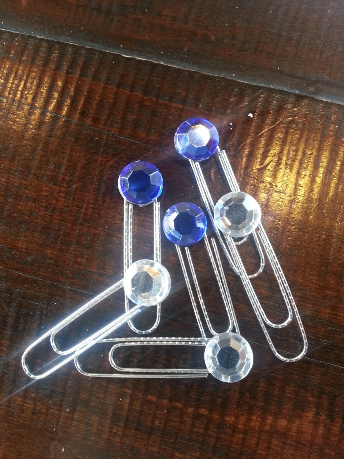 Fancy Gem Paper Clips Planner Accessory Book Marker