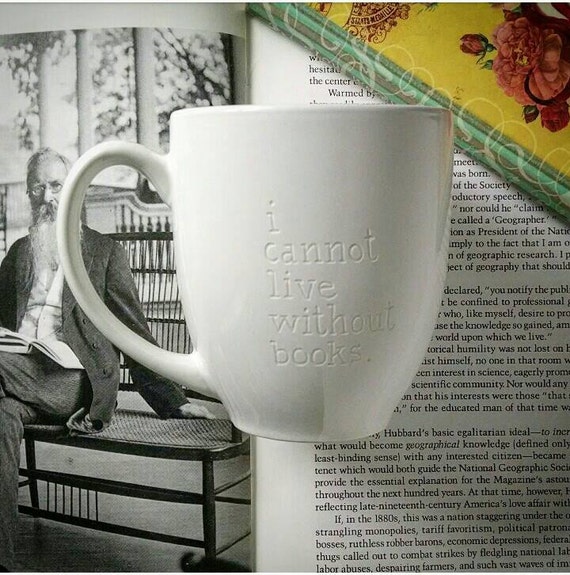 Reader Mug Book Lover Thomas Jefferson Quote by PenEndeavors