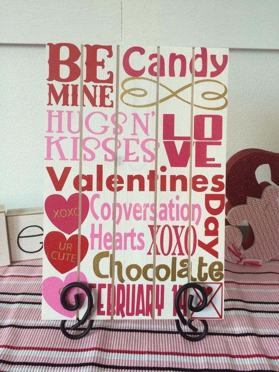 Wooden Valentine's wall board home decoration wall art