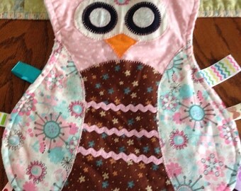 Owl Taggie Blanket