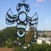 Stained Glass Suncatcher|Scorpion|Scorpio|October/November Sign|Beveled Glass|Aqua Gems|Handcrafted|Made in USA