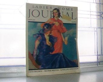 Vintage 1933 Ladies Home Journal Magazine