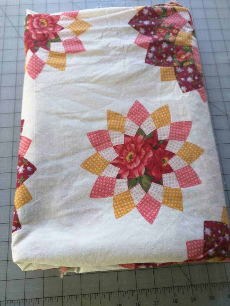 Cheater Quilt Top Quilting Bedspread cover fabric Blanket