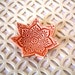 Ring Holder - Peach Ring Dish, handmade from scratch! Star trinket dish, great for peach wedding / bridesmaids / shower / engagement gift!