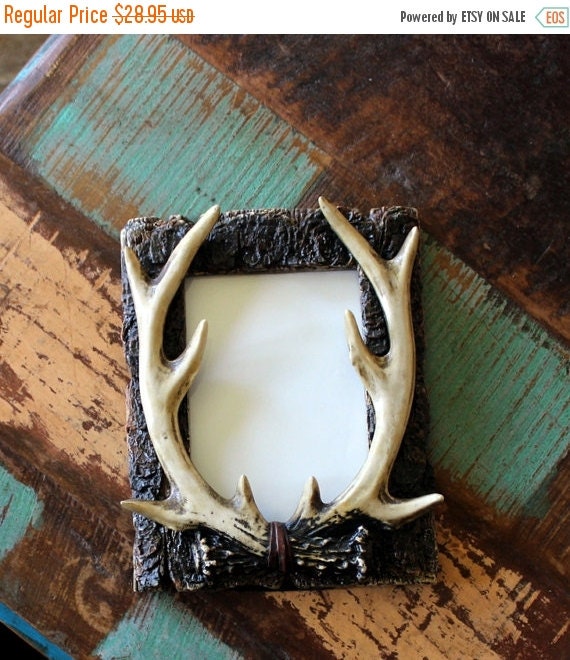 Sale 5 x 7 Faux Deer Antler Frame YOUR by OurSweetHomeAlabama