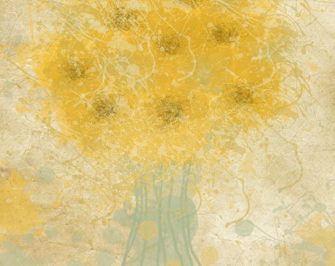 Sunflowers. Canvas Print by Irena Orlov 16" x 16"