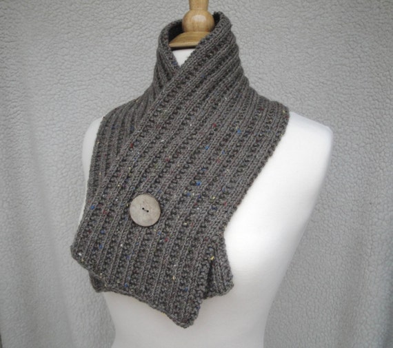 Items similar to Button Wrap Scarf Knitting Pattern, DIY ...