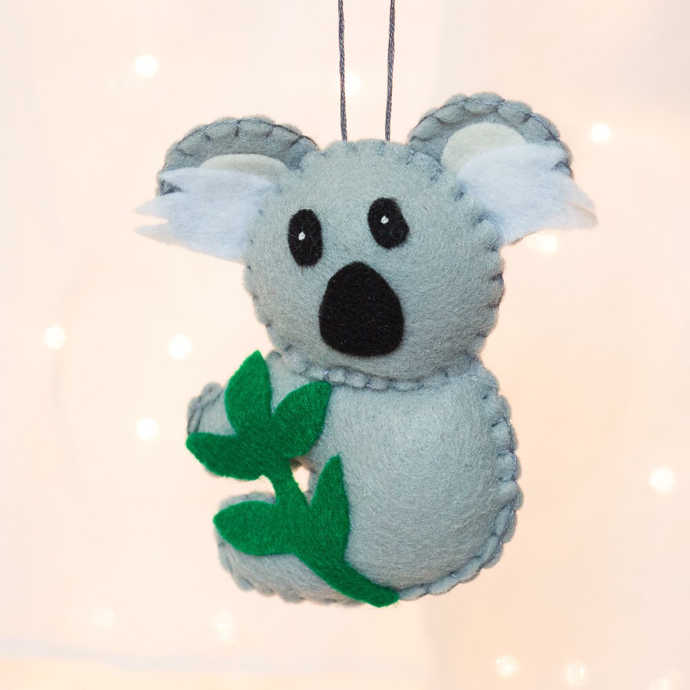 felt ornament felt koala bear ornament felt ornament felt koala bear ornament