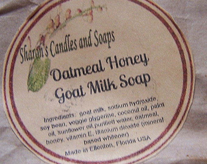 Oatmeal Honey Goat's Milk Soap