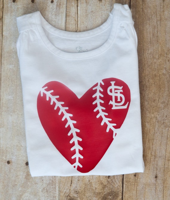 Items similar to St. Louis Cardinals shirt, STL Heart shirt, Cardinals ...