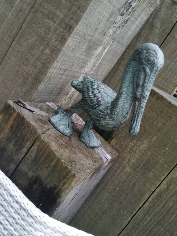Cast Iron Pelican Pelican Statue Garden Decor Door Stop
