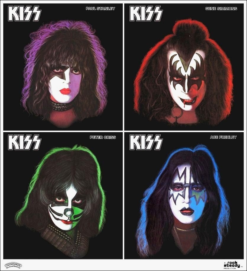 KISS Solo Albums 24 x 26 Inch Reproduction Promo Poster.