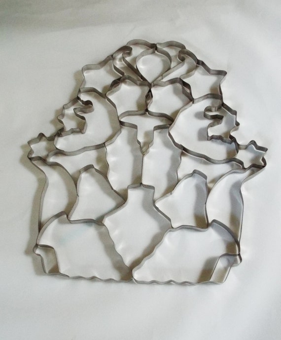 Items similar to Christmas Cookie Cutter, Multi Cookie Cutter, 20 or