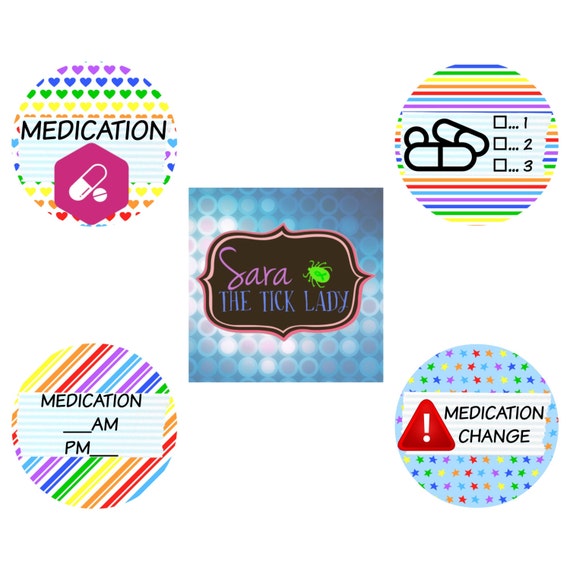Medication Planner Stickers Medication 1 times by saratheticklady