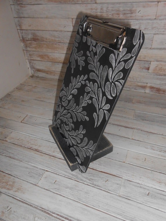 Items similar to Clipboard Stand Clipboard Recipe HolderClipboard