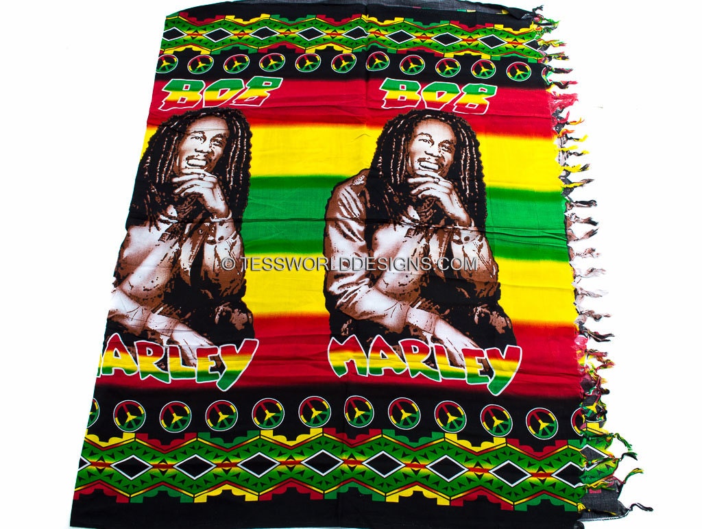 Bob Marley Kikoy Fabric Kikoy From Tanzania Cotton Sarong