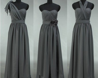 Where to buy grey bridesmaid dresses