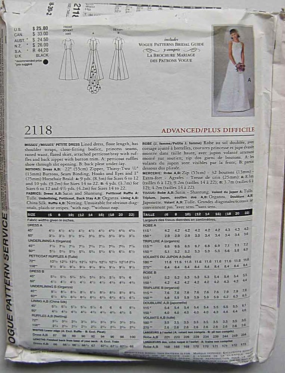 vera wang bridal size chart