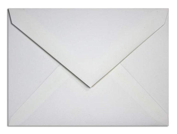 White 5x7 Envelopes Set of 10