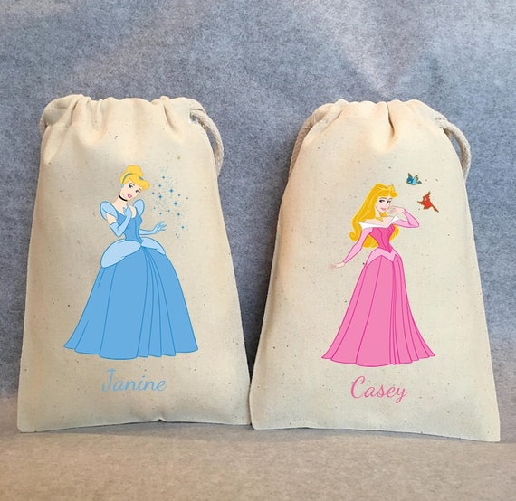 Items similar to 18 DISNEY Princess party favor bags, Princess party, 4