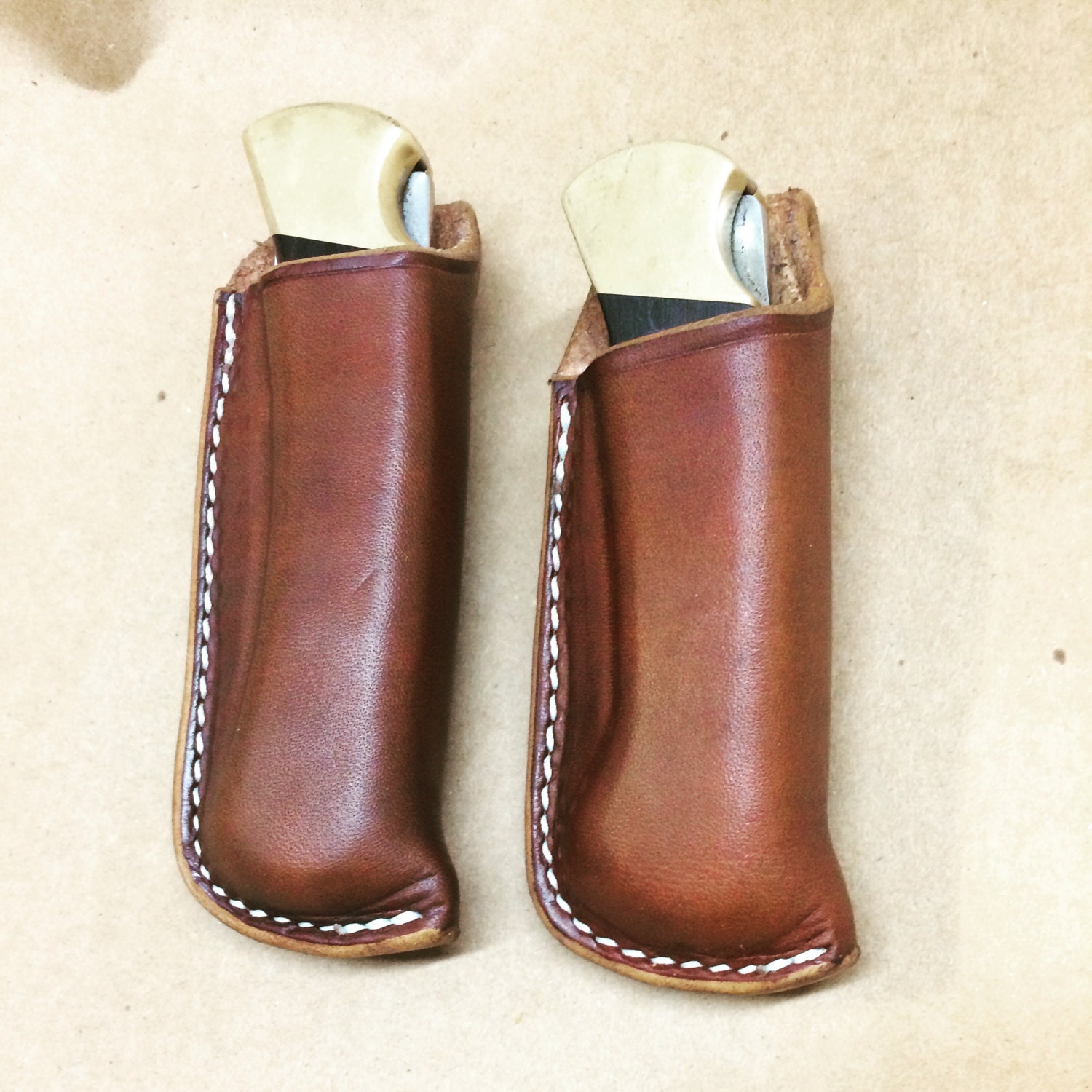 Open Top Leather Sheath for the Buck Knife 110 and 112