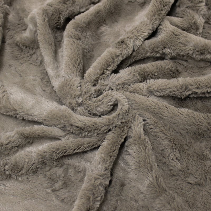 Oatmeal B Cuddle Fur Fabric by the yard Soft Fake Fur Fabric