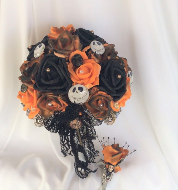 Nightmare before Christmas Wedding Flower by ModernWeddingTrends
