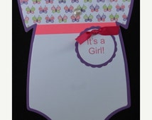 BABY BIB die cuts scrapbook cards
