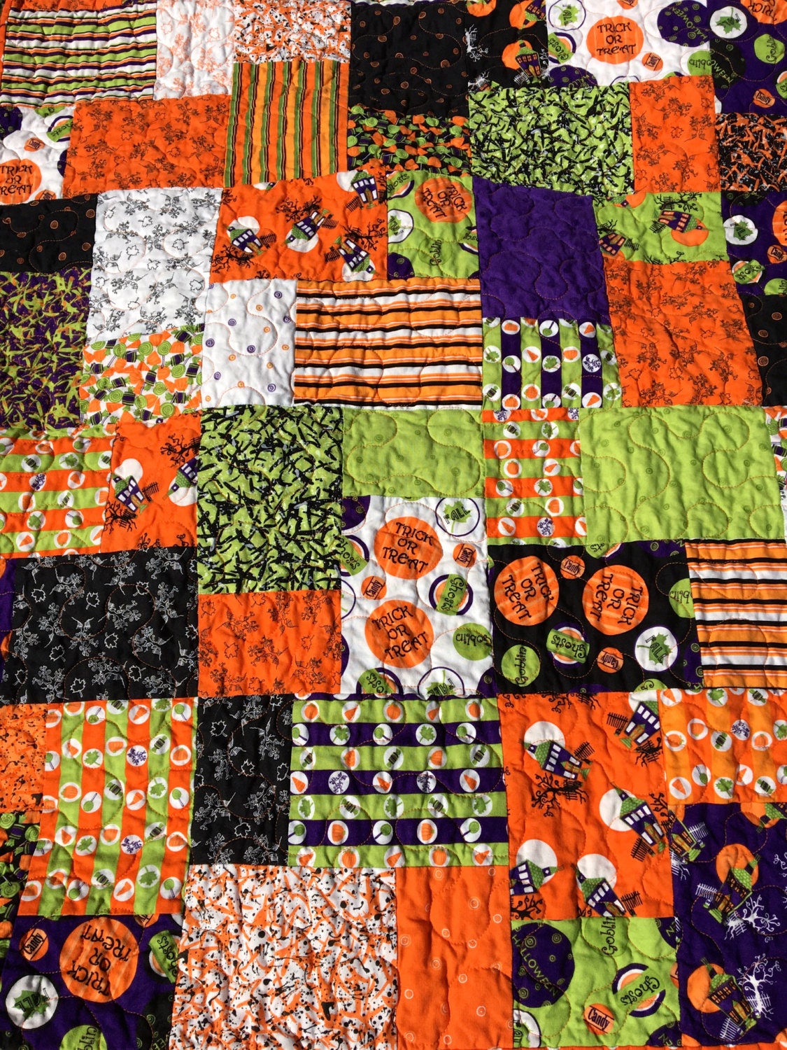 Halloween Quilt Novelty Halloween Lap Quilt Children's